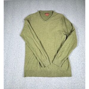 Red Ale By Alesbury Sweater Men's M Long‎ Sleeve Lightweight Army Green Marled
